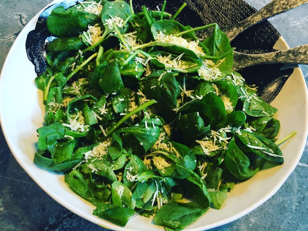 nobu truffle spinach salad Lot Kookt